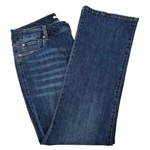 NEW STS Blue Womens Size 16W Jeans Mandy High Rise Baby Flare Dark Wash Classic